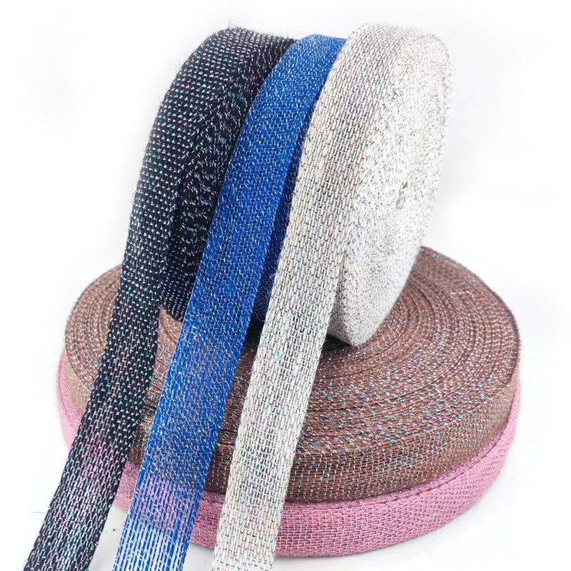Stijl milieuvriendelijke jute webbing voor huis textiel handwerk en kleding accessoires