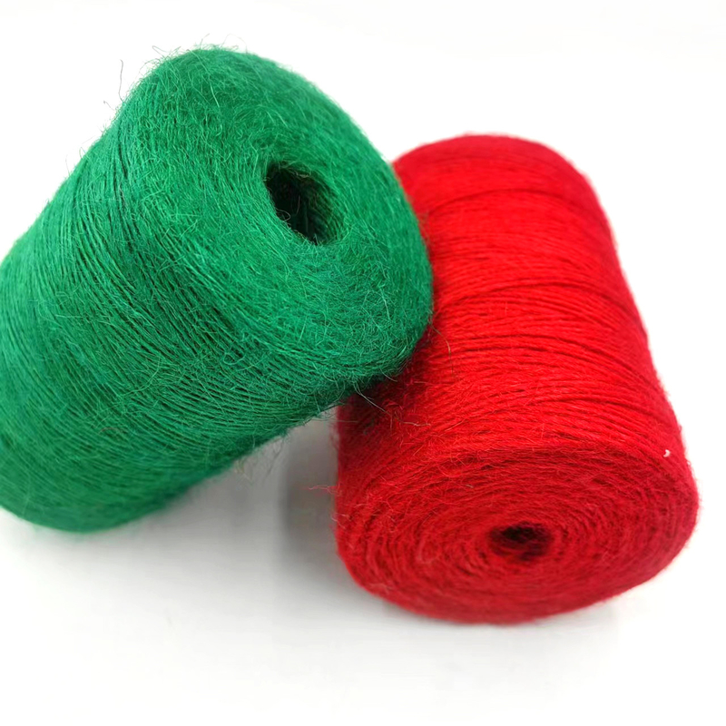 1 mm kleurrijke jute twine roll Duurzaam jute touw touw voor kaart cadeau verpakking