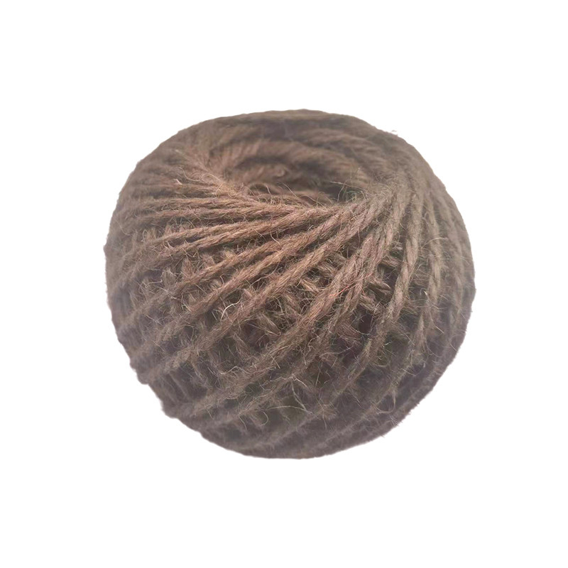 Kleur Jute draad Ball gebreide touw Klassiek gekamd Mercerized zijde Jute touw voor schoenen