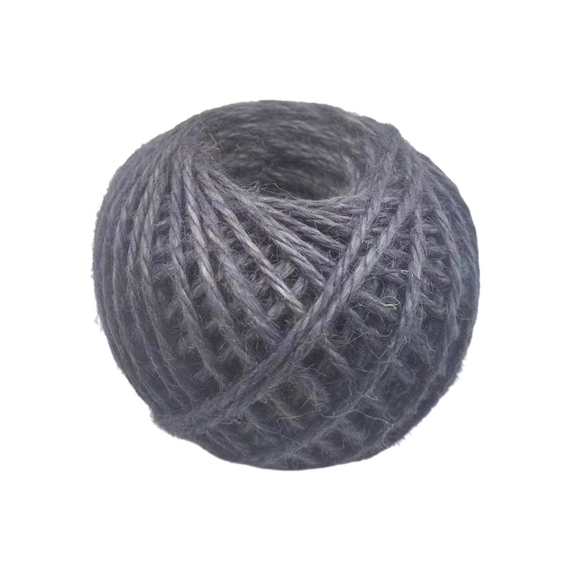 Kleur Jute draad Ball gebreide touw Klassiek gekamd Mercerized zijde Jute touw voor schoenen