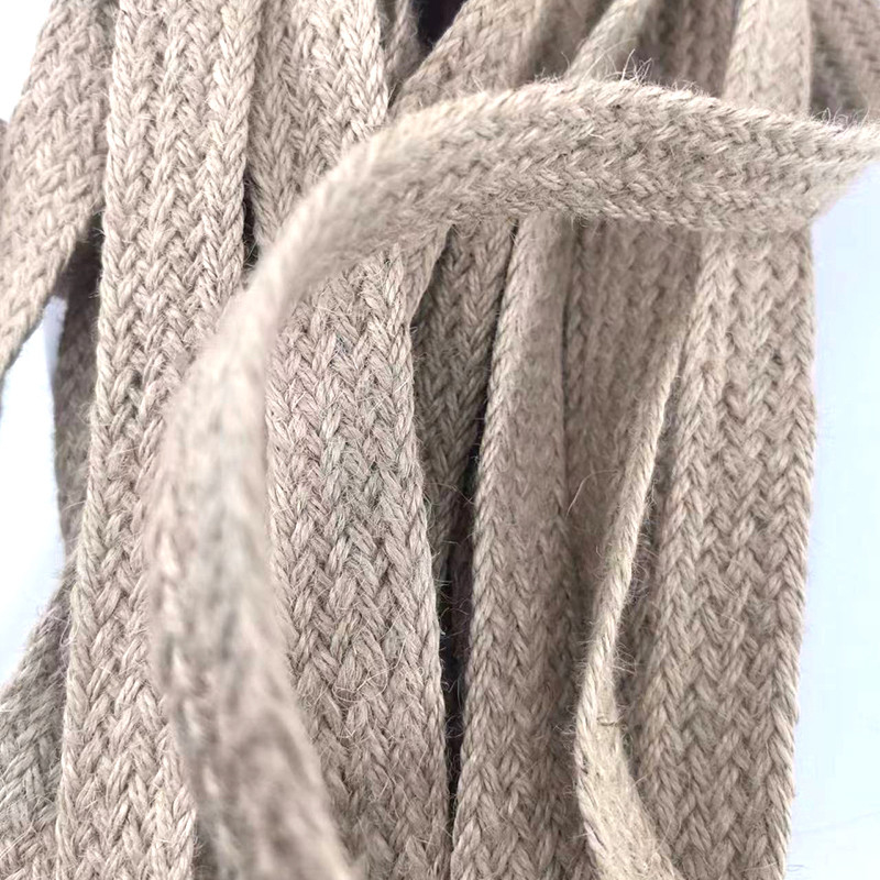 Op maat gemaakt grootte 17 gevlochten jute gordel biologisch afbreekbaar Eco Natural 2,5 cm webbing gordel in kleuren