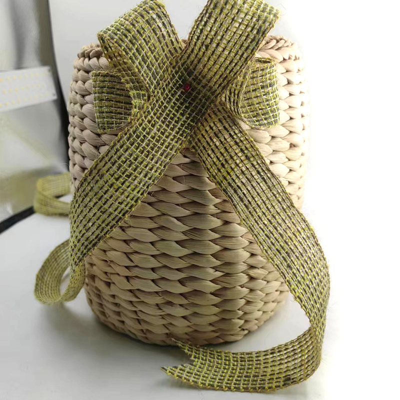 Jute Decoratieve webbing voor tassen Decoratie 45 mm Breed groen Huis Textiel