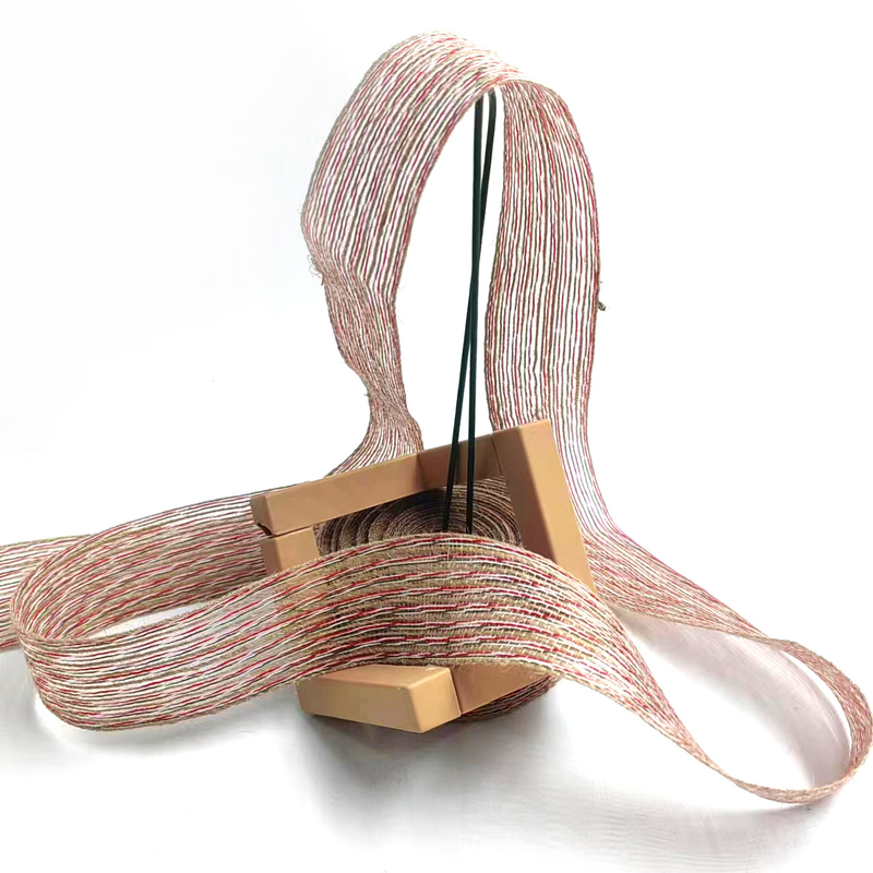Webbing Diy Decoratieve boog Kerstmis Handgemaakte vislijn Verpakking Hennep vislijn lint