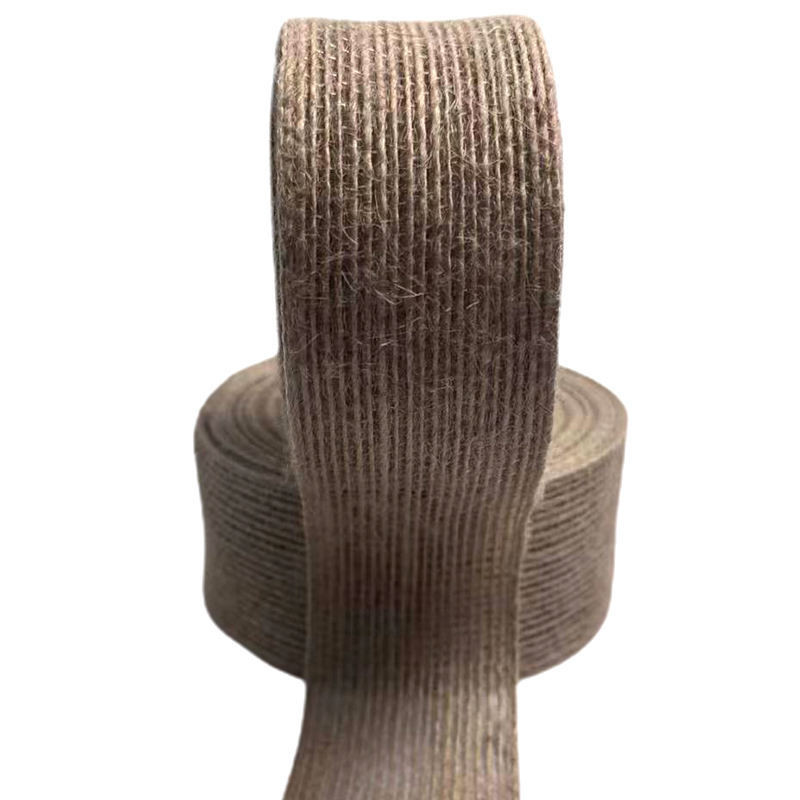 80% jute 20% polyester lint 10*10*4 cm webbing voor duurzame en cadeaudekoratie