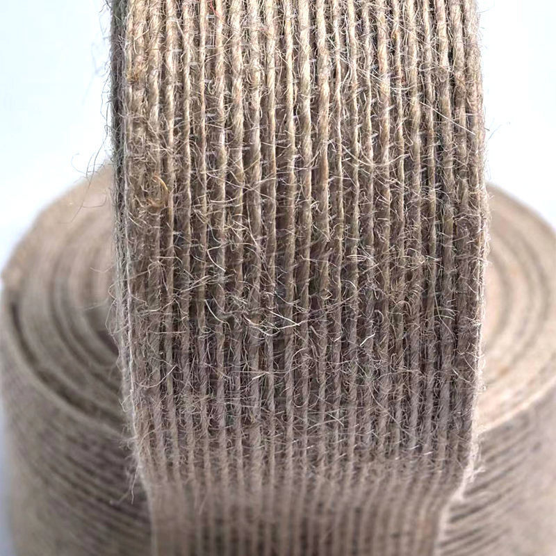 80% jute 20% polyester lint 10*10*4 cm webbing voor duurzame en cadeaudekoratie