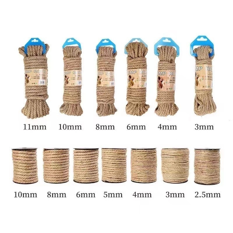 Jute touw decoratief touw en rechtstreeks verkocht door fabrikanten voor zaktoepassingen 2