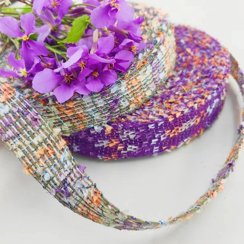 Kleurband Kleding Accessoires kant jute lint voor modieuze en casual stijl