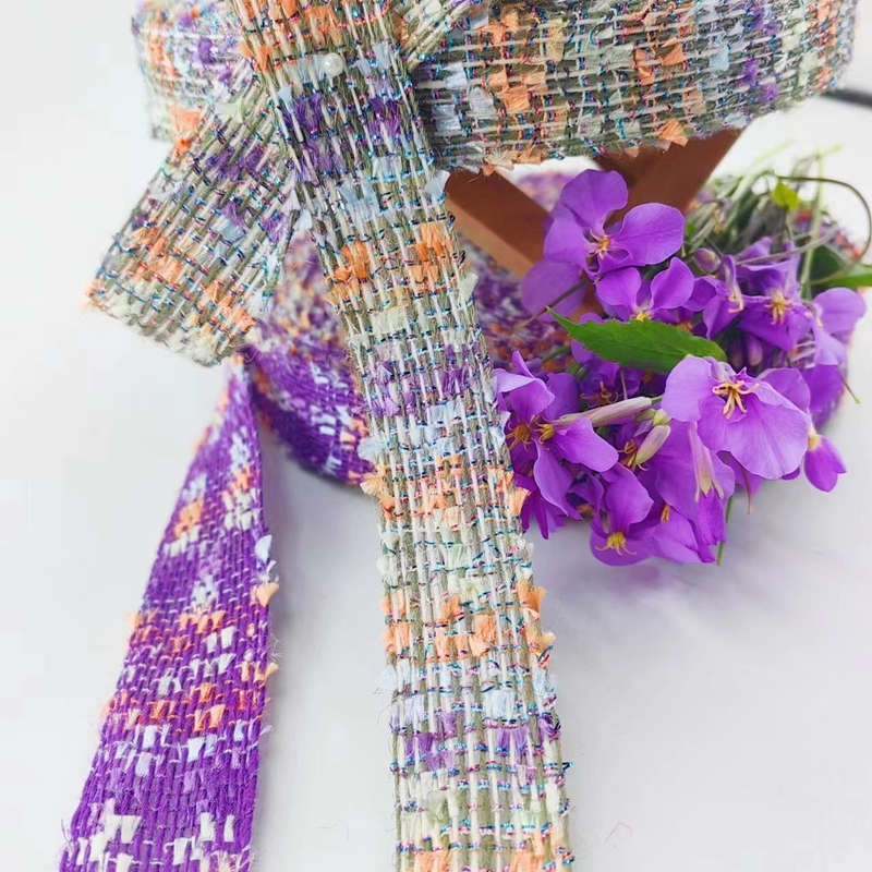 Kleurband Kleding Accessoires kant jute lint voor modieuze en casual stijl