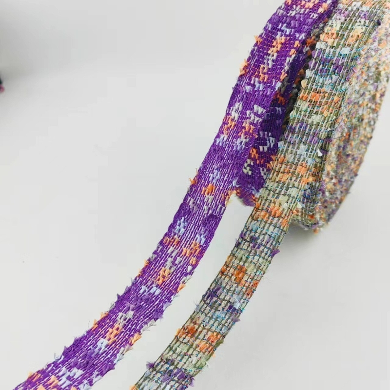 Kleurband Kleding Accessoires kant jute lint voor modieuze en casual stijl