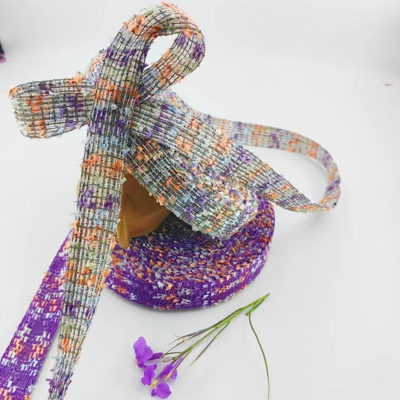 Kleurband Kleding Accessoires kant jute lint voor modieuze en casual stijl