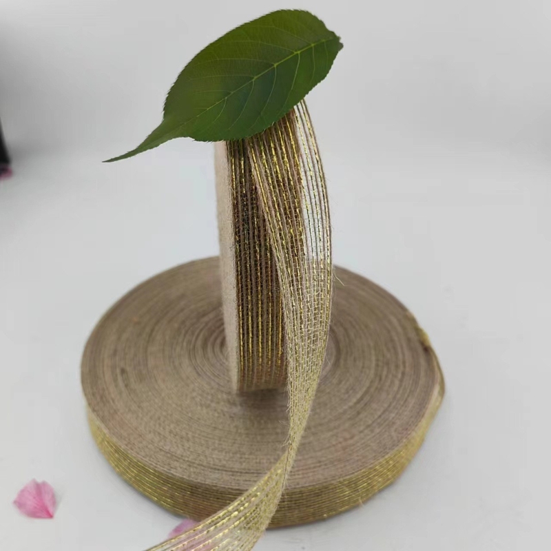 DIY Jute Ribbon met 25mm Hemp Jute Webbing Simple Style Burlap Fish Silk Ribbon