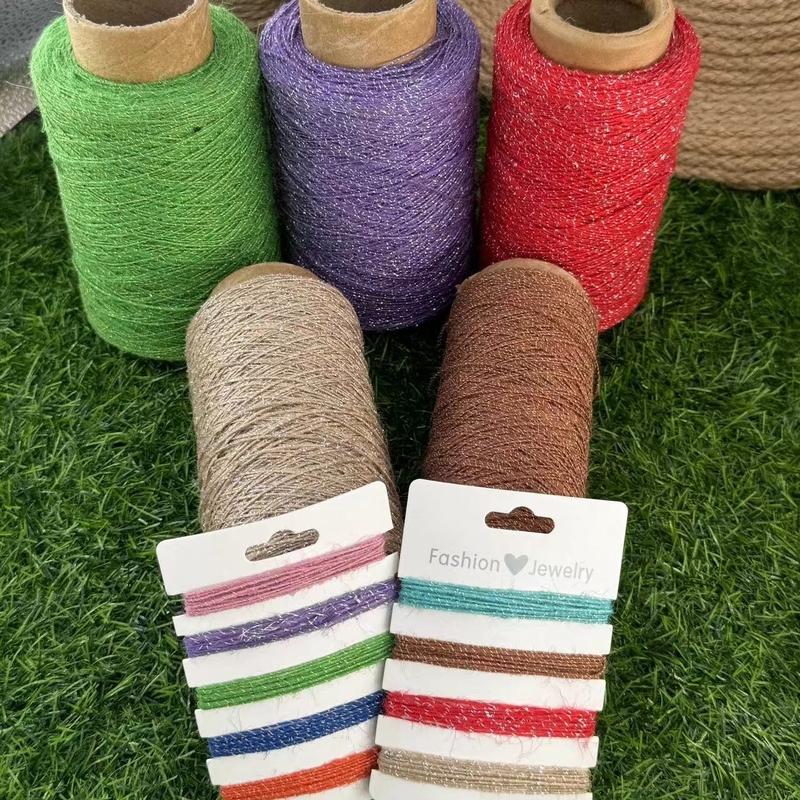 7 dagen Voorbeeld bestelling Levertyd voor grensoverschrijdende kleur Jute touw Kerstversiering