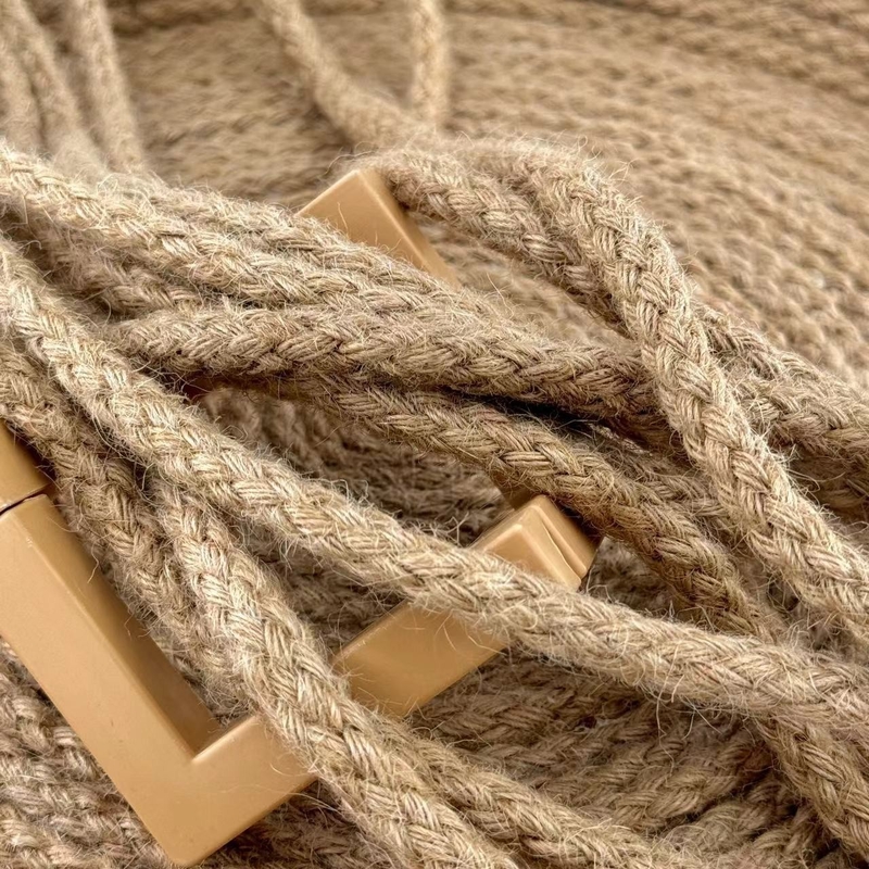 30 jaar ervaring in de productie van webbings voor gepersonaliseerde jute touw en gordel verpakkingen