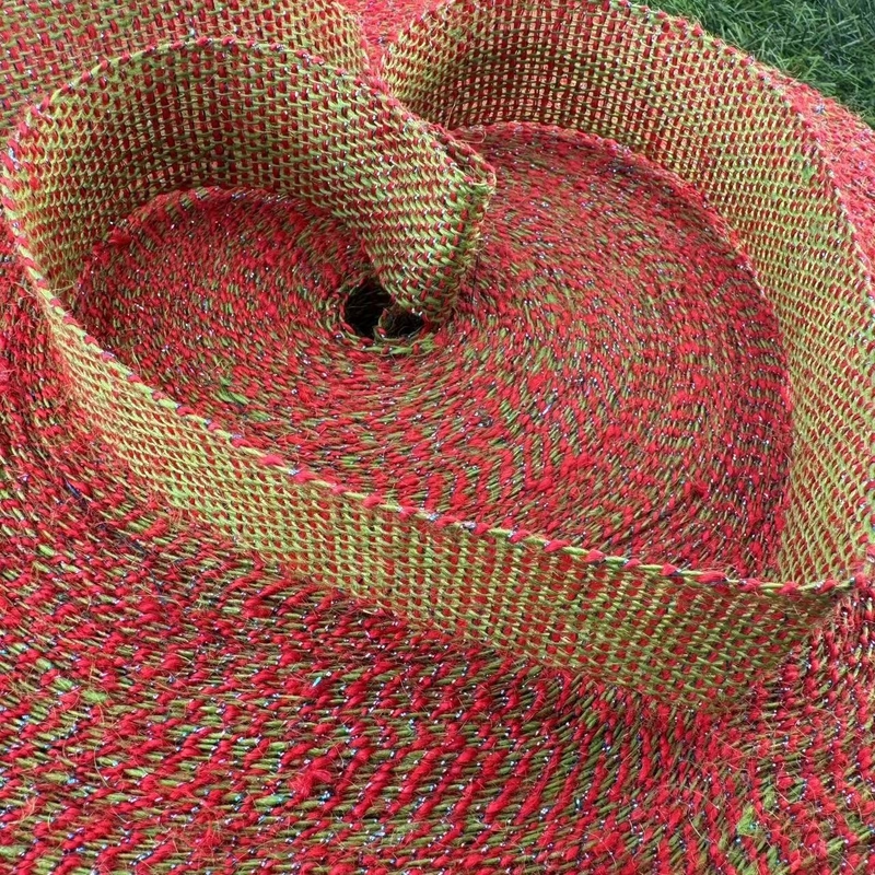 Direct leveren 100% jute kerstversiering jute lint voor kledingstuk