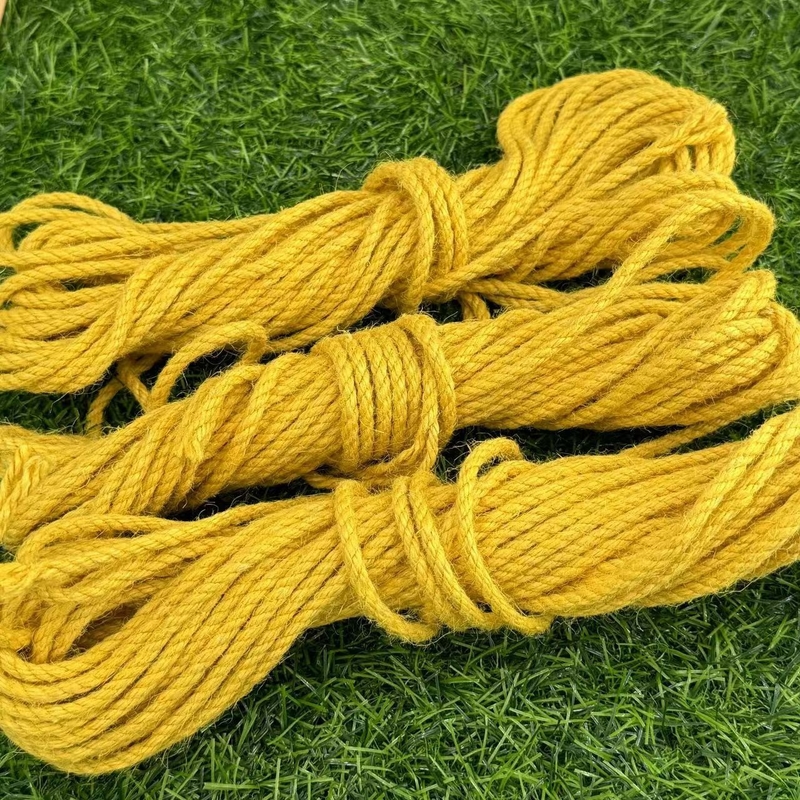 Op maat gemaakte kleur Sterk gedraaid jutevezel touw voor op maat gemaakte eisen