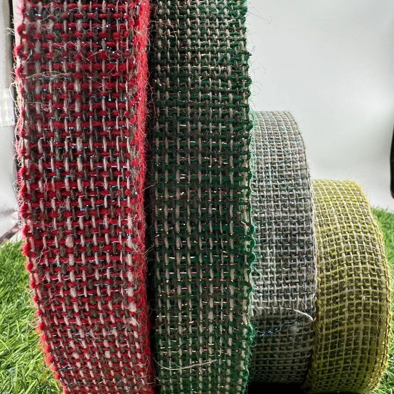4 cm jute lint Zuivere natuurlijke jute kleur voor milieuvriendelijke cadeauverpakking