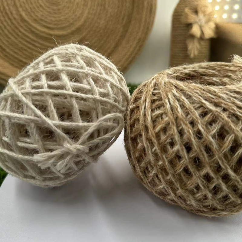Home Textiel Jute gevlochten touw met milieuvriendelijke kleurstoffen van fabrikanten van kleurtouw