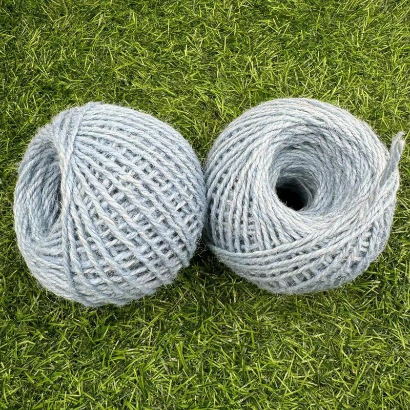 Zuivere natuurlijke kleur Jute touw maatwerk milieuvriendelijke bescherming en cadeaudekoratie